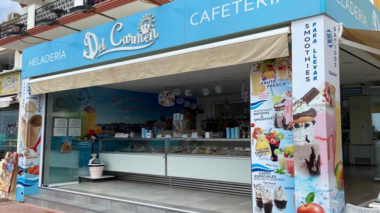 decoración de cafetería y heladería em Alicante